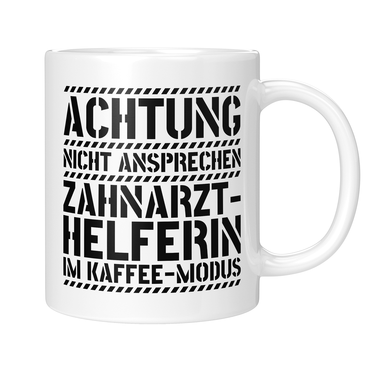 CupHaven® Zahnarzthelferin Tasse - Zahnarzthelferin im Kaffee-Modus - Geschenk für Zahnmedizinische Fachangestellte oder ZFAs