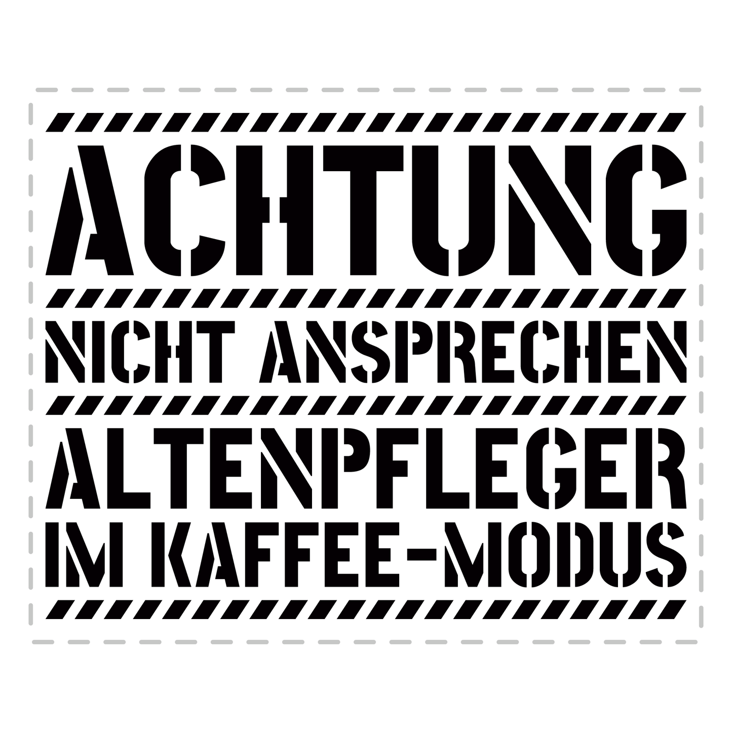 Altenpfleger Tasse - Altenpfleger im Kaffee-Modus (Altenpflegerin, Geschenk)