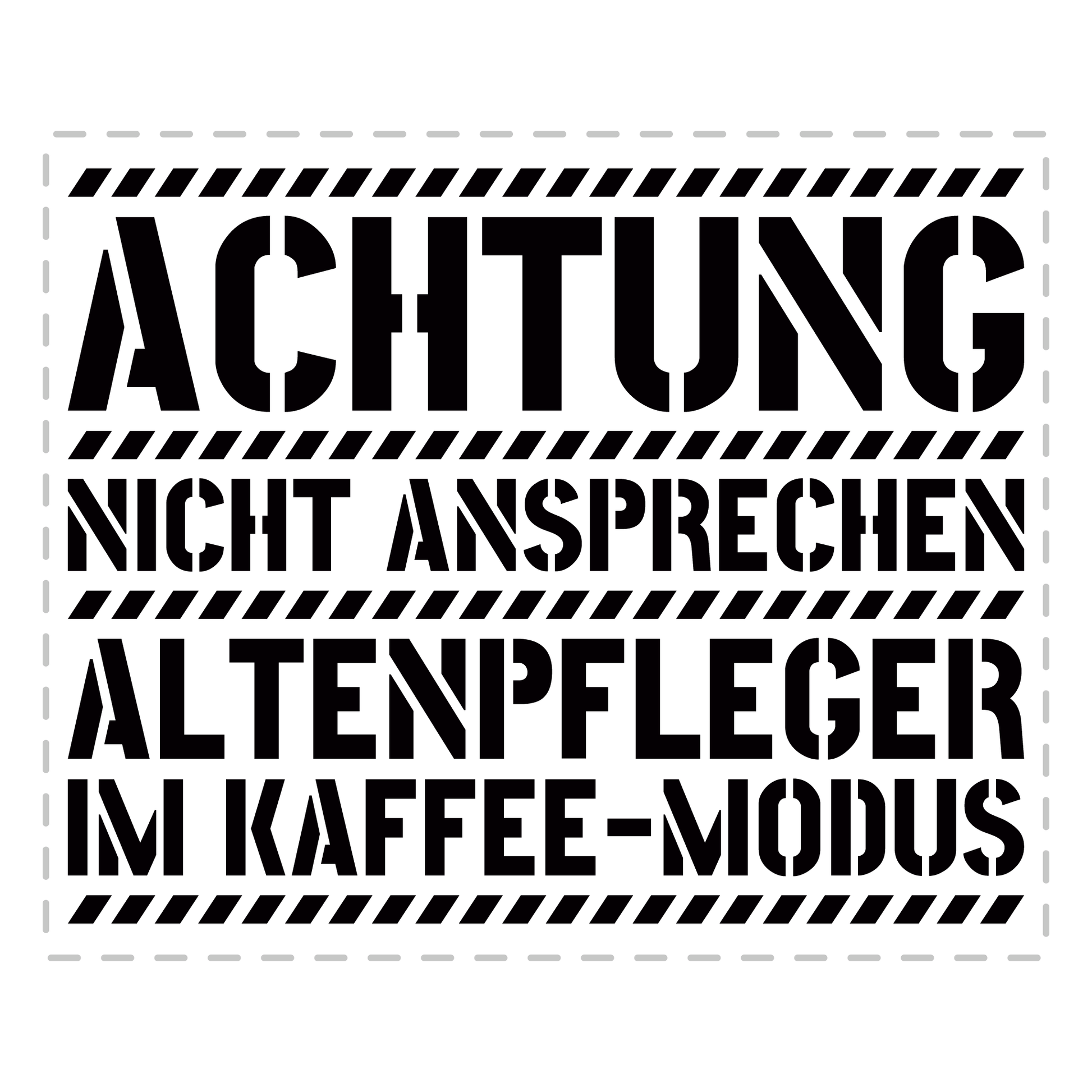 Altenpfleger Tasse - Altenpfleger im Kaffee-Modus (Altenpflegerin, Geschenk)