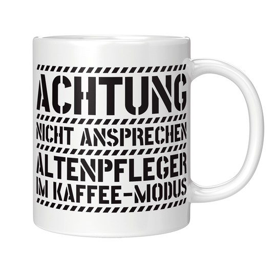Altenpfleger Tasse - Altenpfleger im Kaffee-Modus (Altenpflegerin, Geschenk)