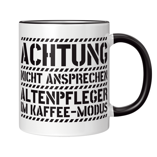 Altenpfleger Tasse - Altenpfleger im Kaffee-Modus (Altenpflegerin, Geschenk)