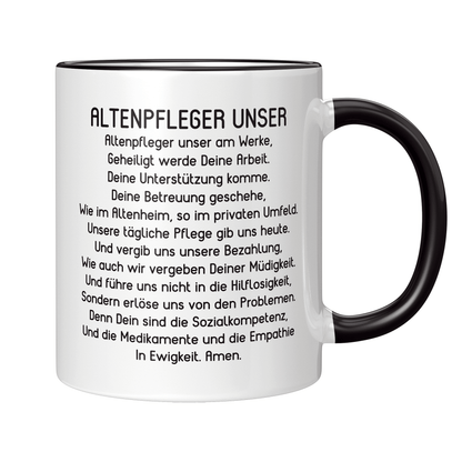 Altenpfleger Tasse Altenpfleger Unser Gebet