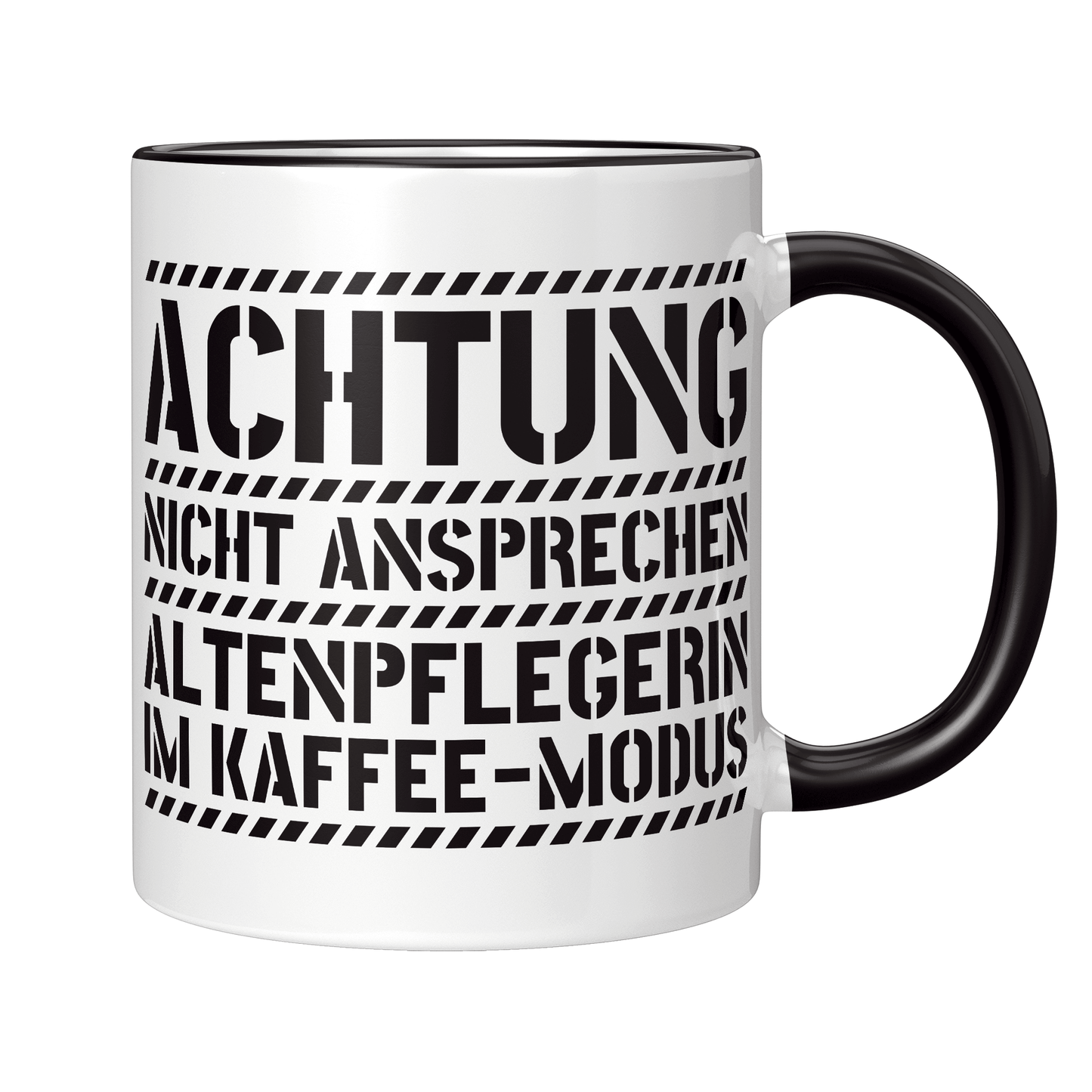 Altenpfleger Tasse - Altenpflegerin im Kaffee-Modus (Altenpflege, Geschenk)