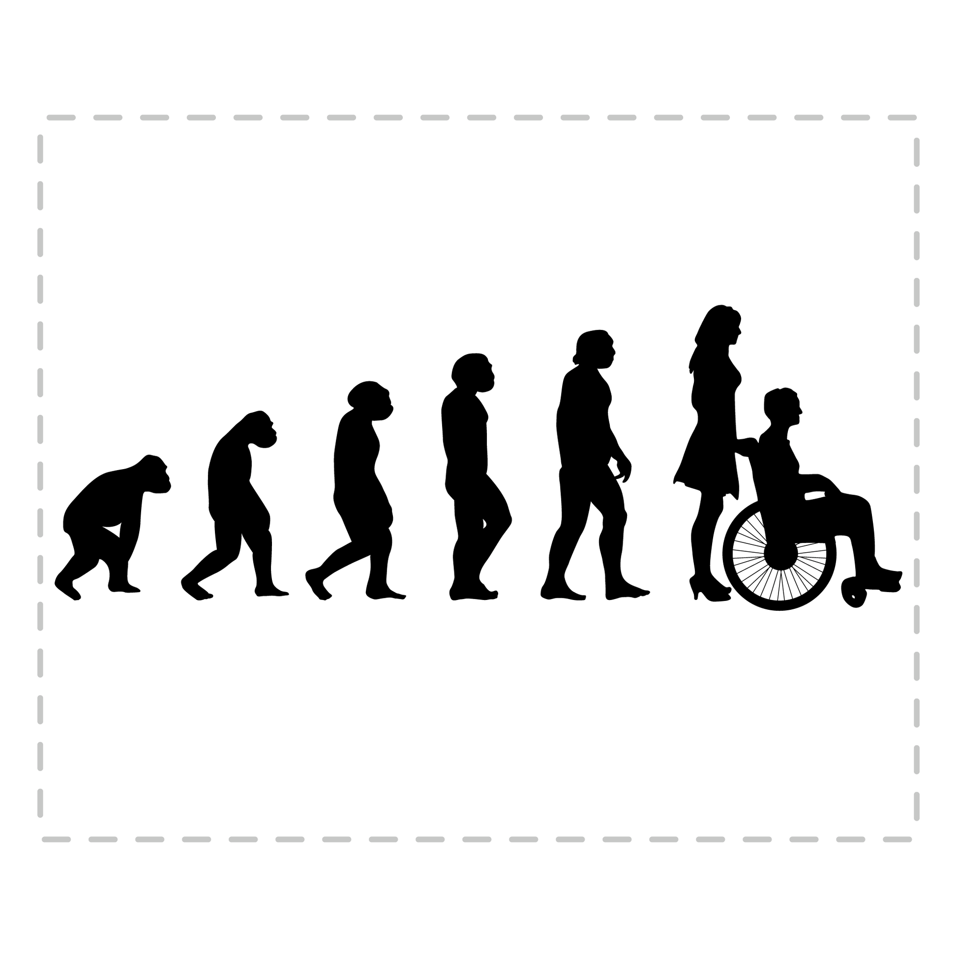 Altenpfleger Tasse Evolution der Altenpflegerin