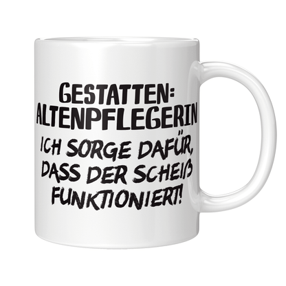 Altenpfleger Tasse Gestatten: Altenpflegerin