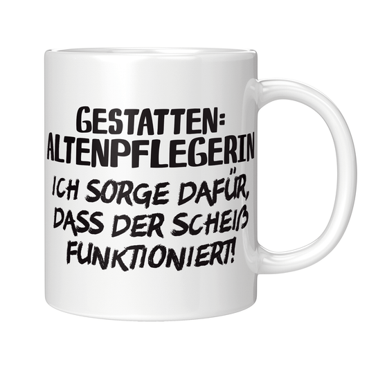 Altenpfleger Tasse Gestatten: Altenpflegerin