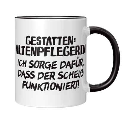 Altenpfleger Tasse Gestatten: Altenpflegerin