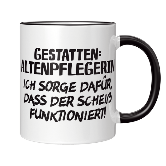 Altenpfleger Tasse Gestatten: Altenpflegerin