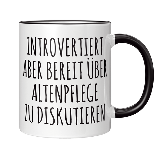 Altenpfleger Tasse Introvertierter Altenpfleger