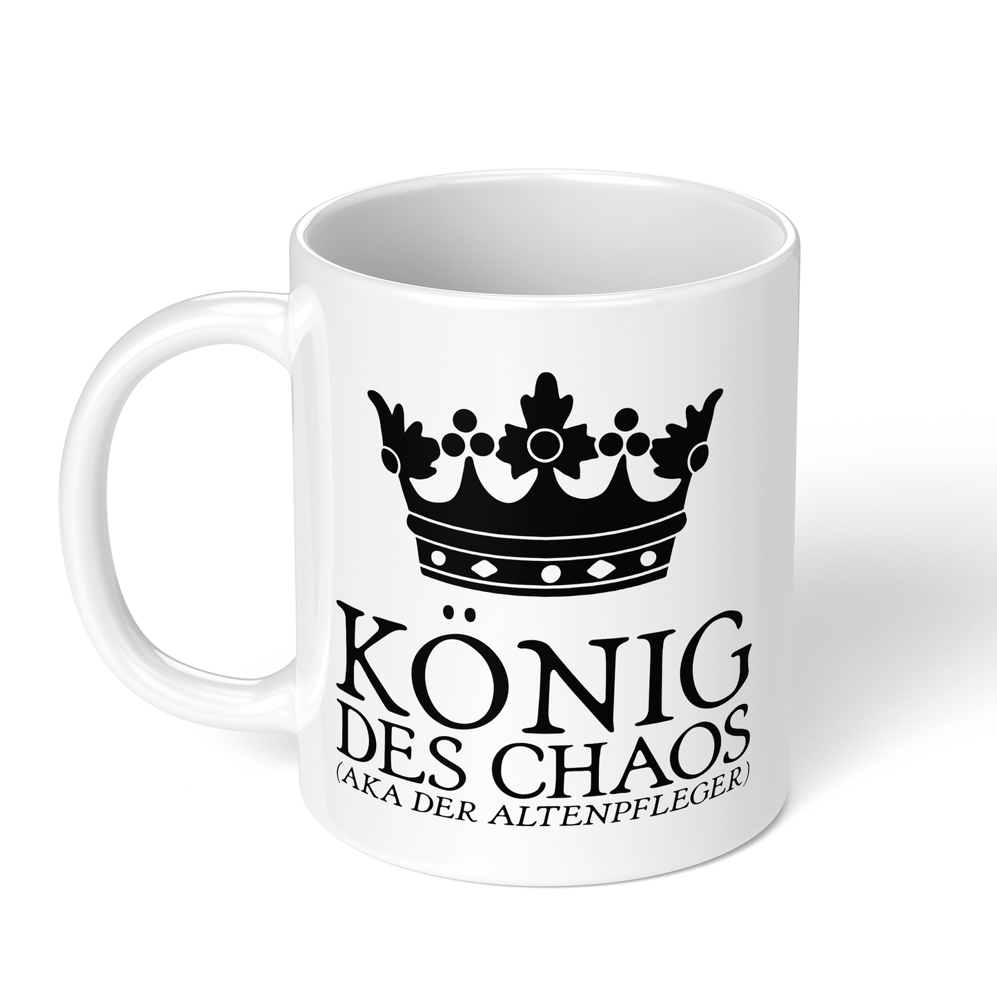 CupHaven® Altenpfleger Tasse - König des Chaos (aka der Altenpfleger) - Geschenk für Altenpfleger und Altenpflegerinnen