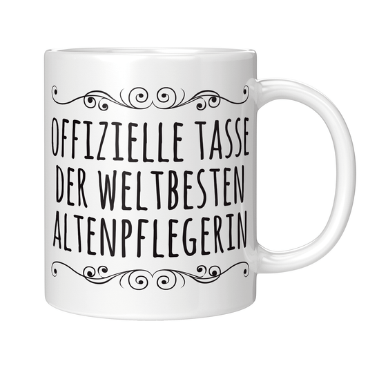 Altenpfleger Tasse Weltbeste Altenpflegerin