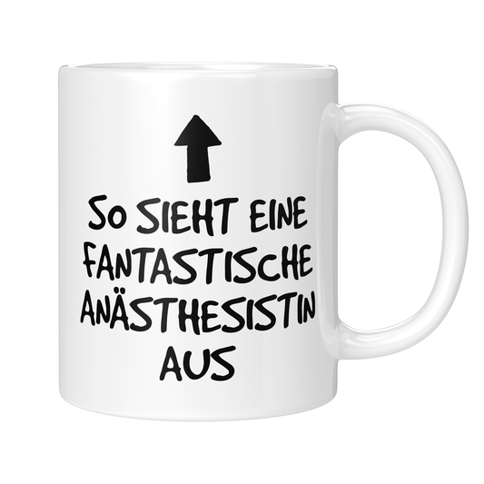 CupHaven® Anästhesie Tasse - Fantastische Anästhesistin - Geschenk für Anästhesisten, Anästhesistinnen und Fachärzte für Anästhesiologie