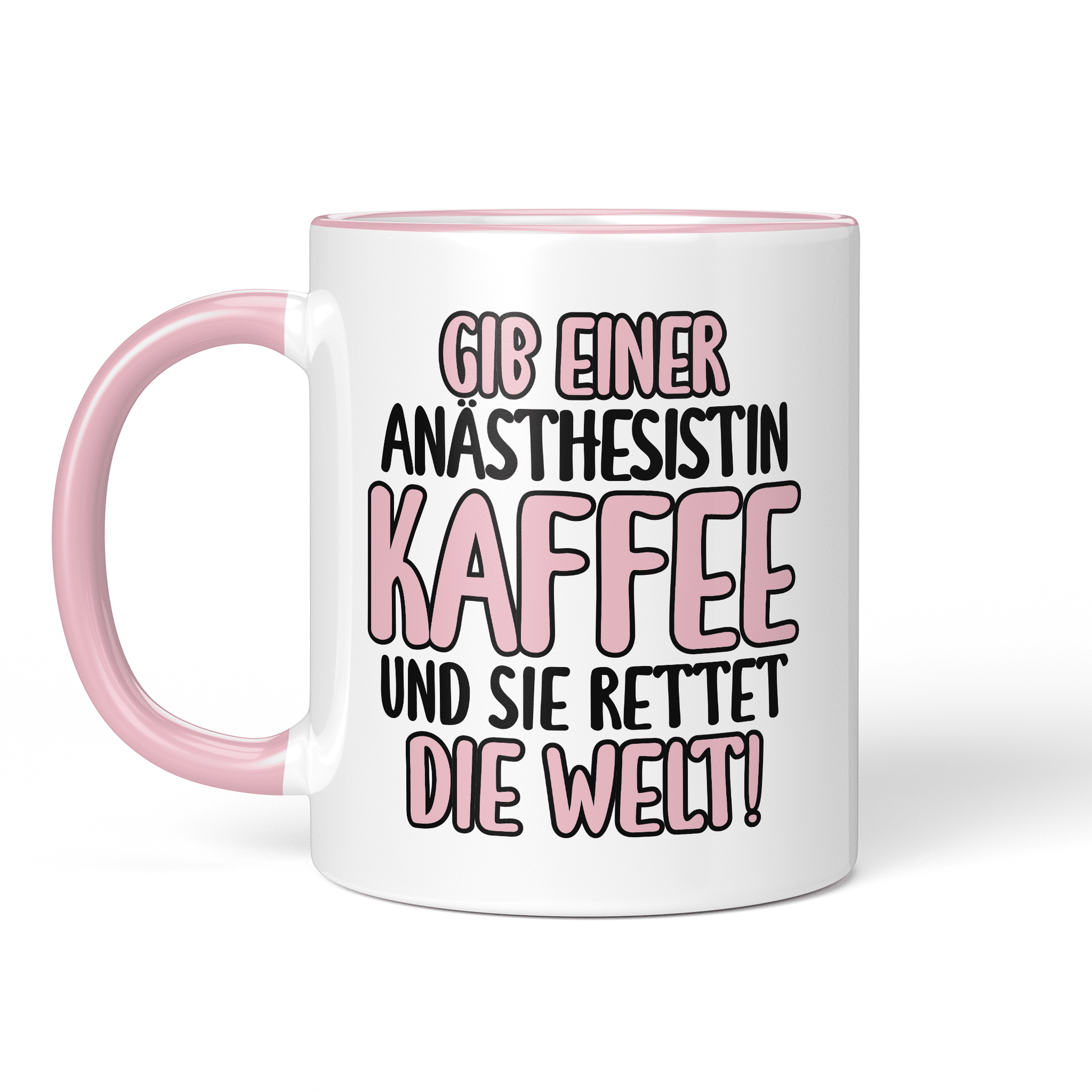CupHaven® Anästhesie Tasse - Gib einer Anästhesistin Kaffee und sie rettet die Welt! - Geschenk für Anästhesisten, Anästhesistinnen und Fachärzte für Anästhesiologie