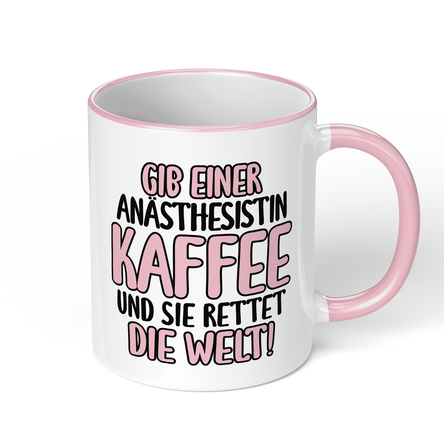 CupHaven® Anästhesie Tasse - Gib einer Anästhesistin Kaffee und sie rettet die Welt! - Geschenk für Anästhesisten, Anästhesistinnen und Fachärzte für Anästhesiologie