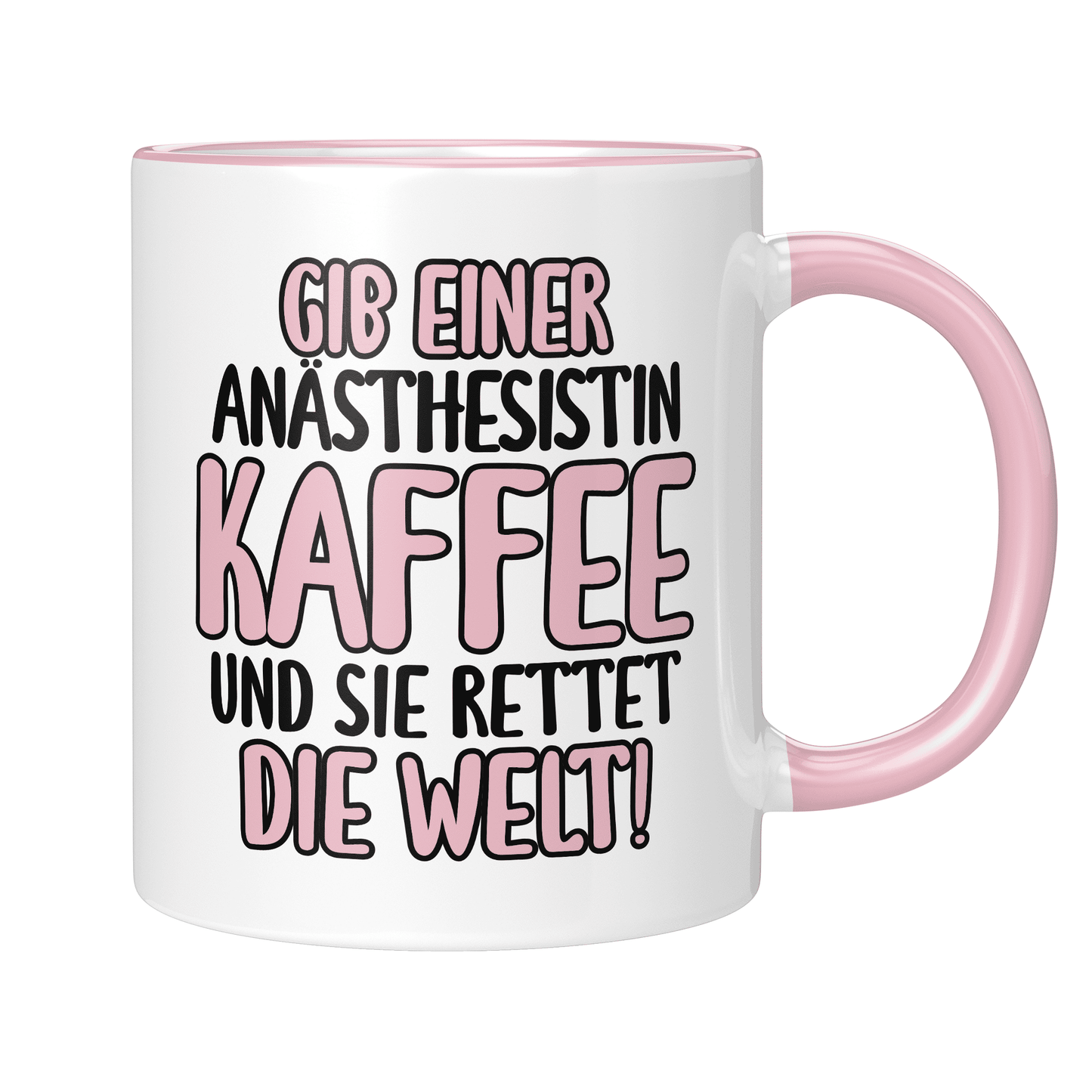 CupHaven® Anästhesie Tasse - Gib einer Anästhesistin Kaffee und sie rettet die Welt! - Geschenk für Anästhesisten, Anästhesistinnen und Fachärzte für Anästhesiologie