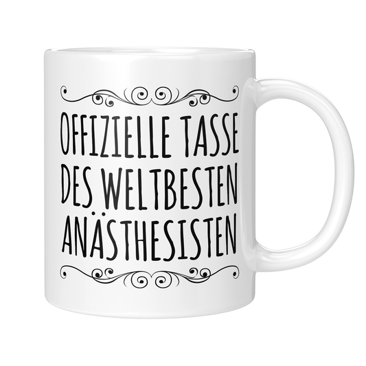 CupHaven® Anästhesie Tasse - Weltbester Anästhesist - Geschenk für Anästhesisten, Anästhesistinnen und Fachärzte für Anästhesiologie