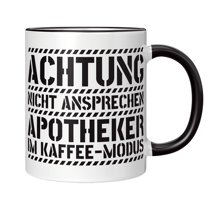 Apotheker Tasse - Apotheker im Kaffee-Modus (Apothekerin, Geschenk)