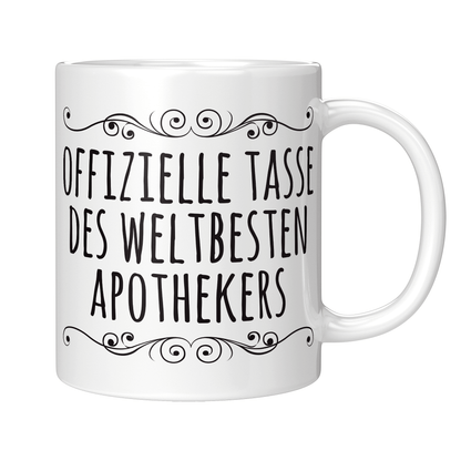 Apotheker Tasse - Weltbester Apotheker (Apothekerin, Apotheke, Geschenk)