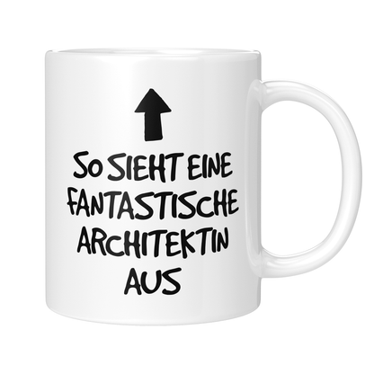 CupHaven® Architekt Tasse - Fantastische Architektin - Geschenk für Architekten und Architektinnen