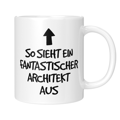 CupHaven® Architekt Tasse - Fantastischer Architekt - Geschenk für Architekten und Architektinnen