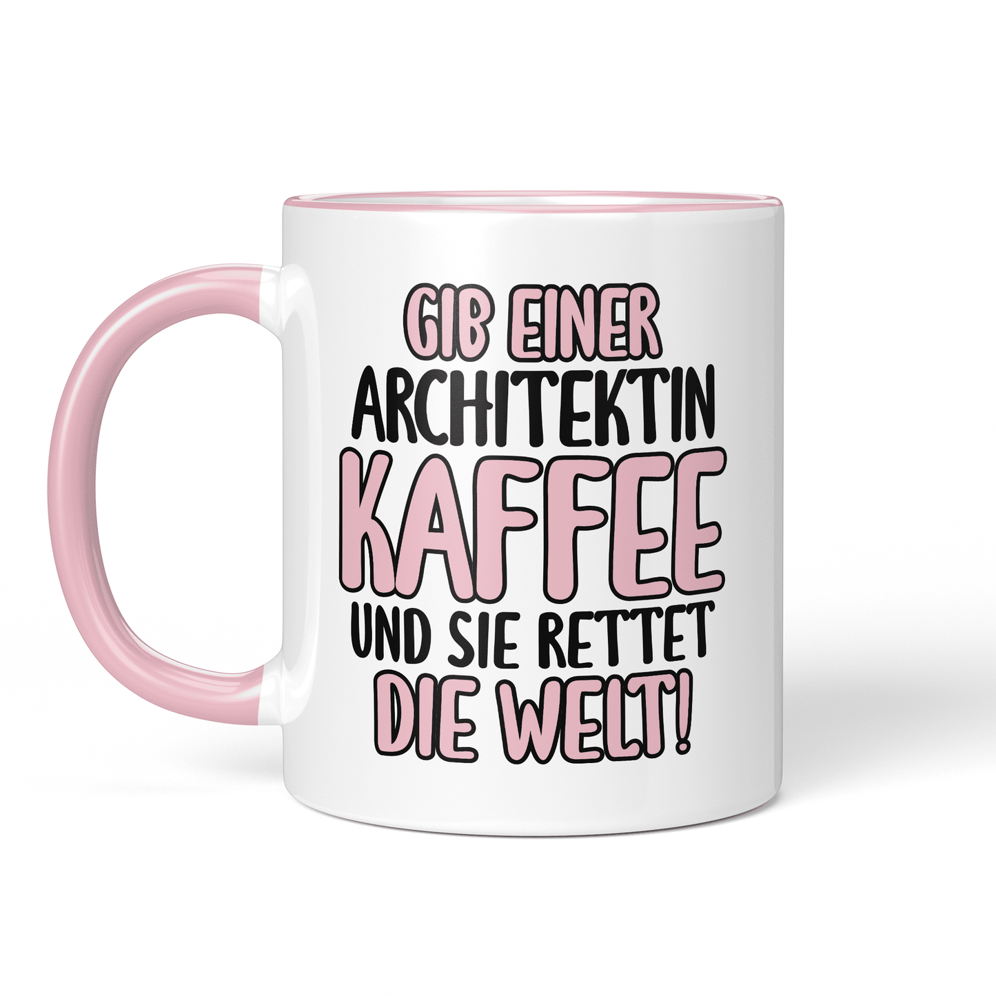 CupHaven® Architekt Tasse - Gib einer Architektin Kaffee und sie rettet die Welt! - Geschenk für Architekten und Architektinnen