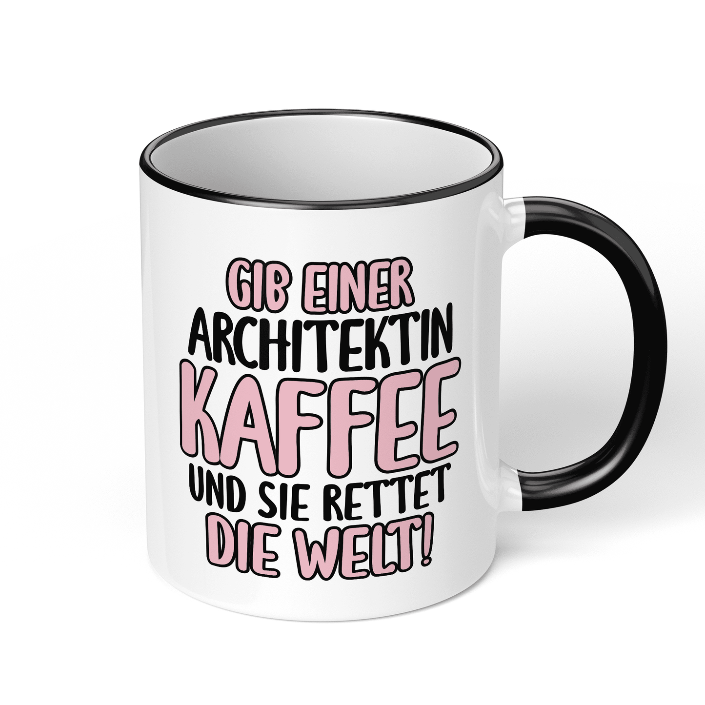 CupHaven® Architekt Tasse - Gib einer Architektin Kaffee und sie rettet die Welt! - Geschenk für Architekten und Architektinnen