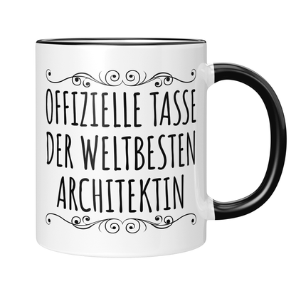 CupHaven® Architekt Tasse - Weltbeste Architektin - Geschenk für Architekten und Architektinnen