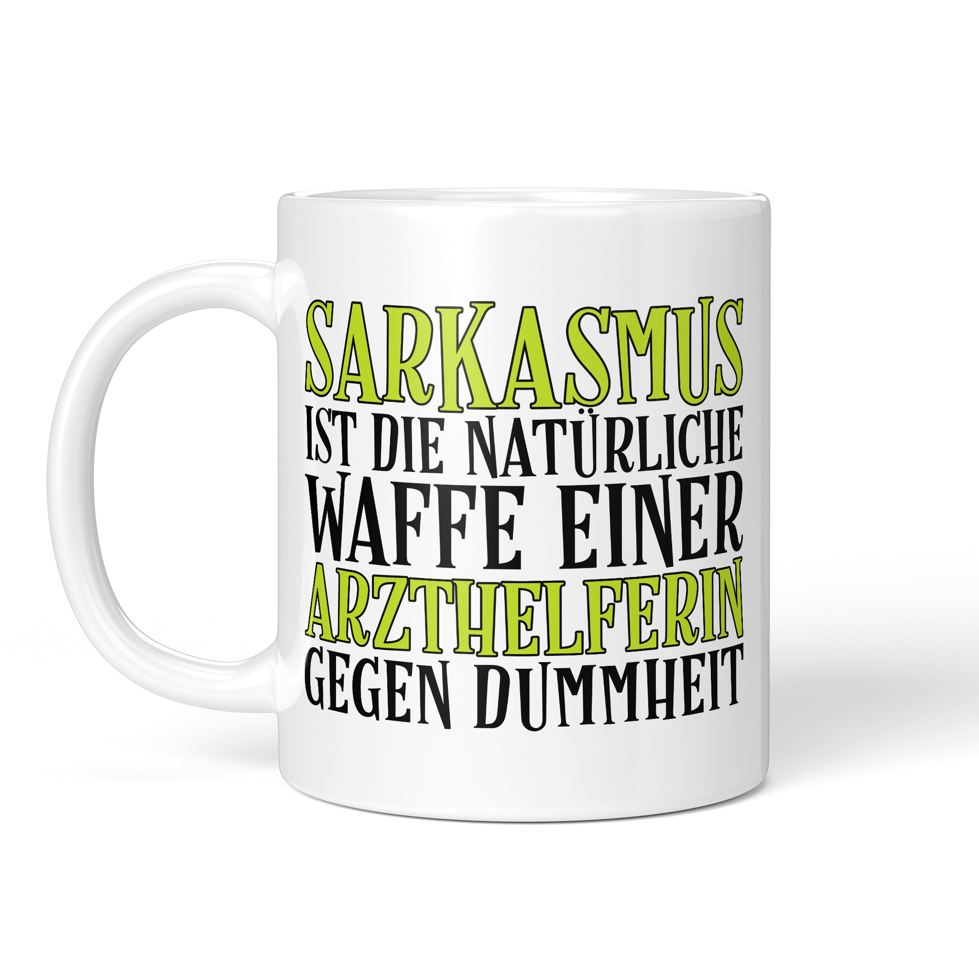 CupHaven® Arzthelferin Tasse - Sarkasmus einer Arzthelferin - Geschenk für Arzthelferinnen und Medizinische Fachangestellte