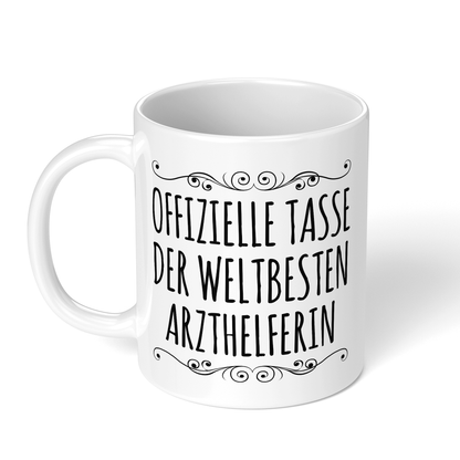 CupHaven® Arzthelferin Tasse - Weltbeste Arzthelferin - Geschenk für Arzthelferinnen und Medizinische Fachangestellte