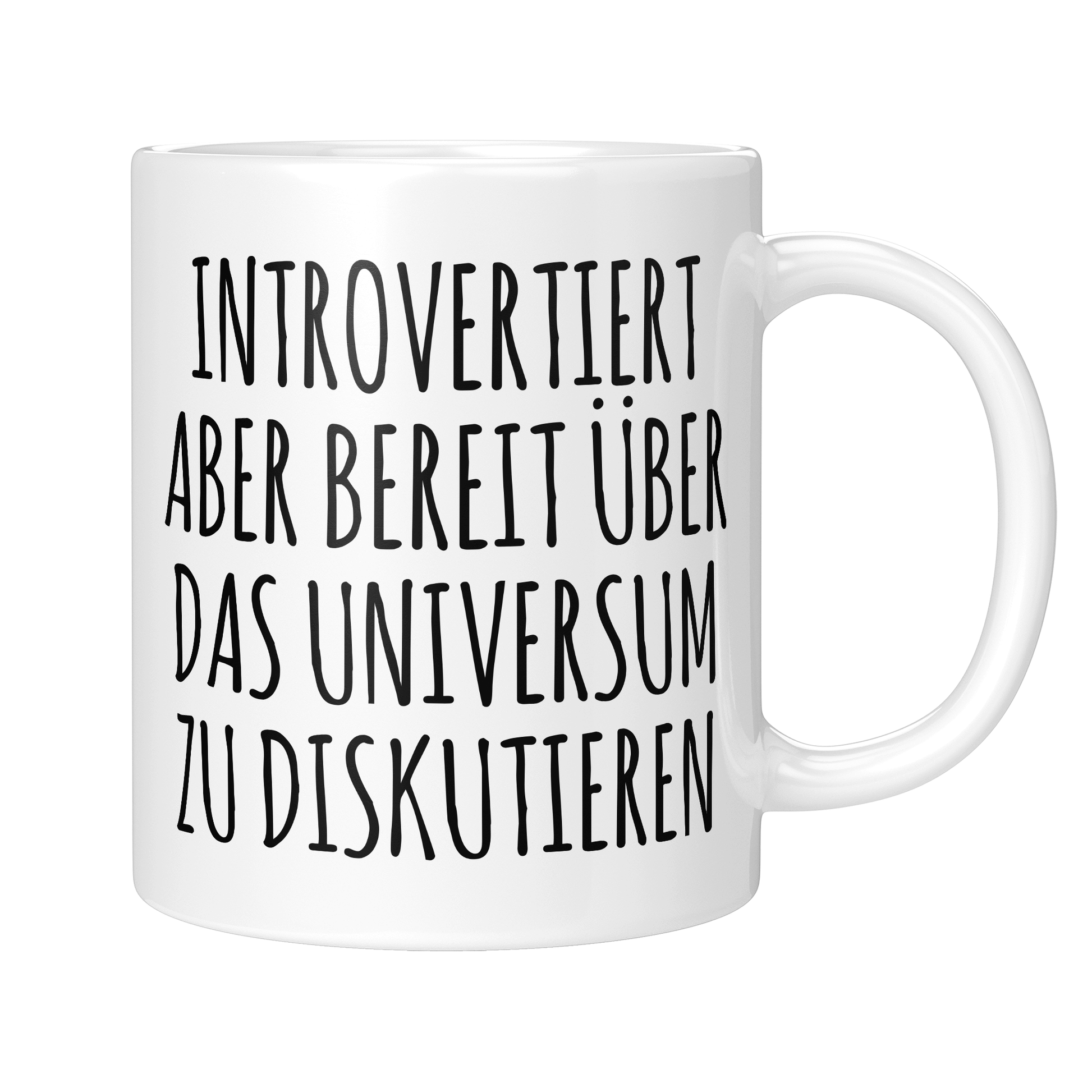 Astronomie Tasse - Introvertierter Astronom (Astronomin, Geschenk)