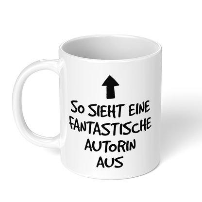 CupHaven® Autor Tasse - Fantastische Autorin - Geschenk für Autoren und Schriftsteller