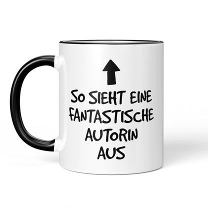 CupHaven® Autor Tasse - Fantastische Autorin - Geschenk für Autoren und Schriftsteller