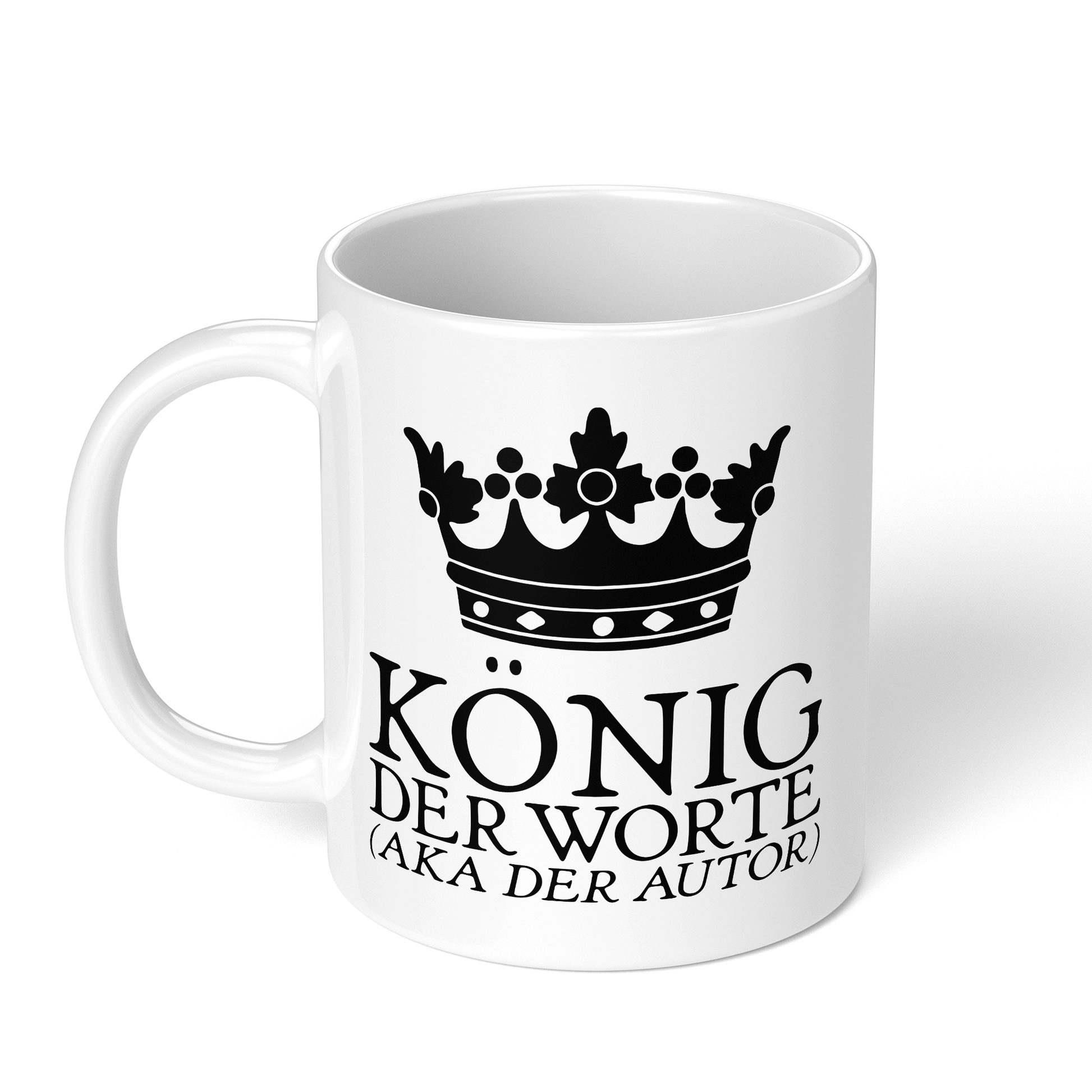 CupHaven® Autor Tasse - König der Worte (aka der Autor) - Geschenk für Autoren und Schriftsteller