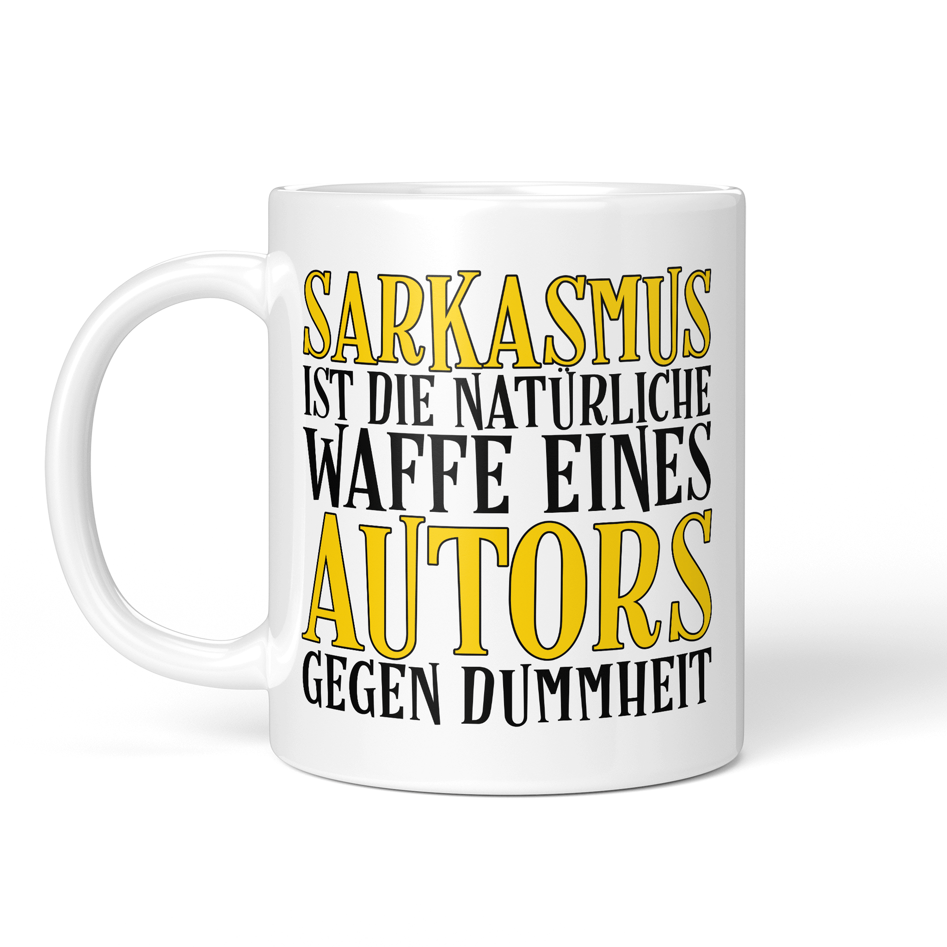 CupHaven® Autor Tasse - Sarkasmus eines Autors - Geschenk für Autoren und Schriftsteller