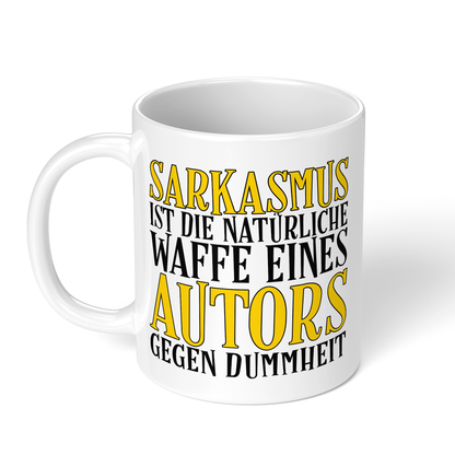 CupHaven® Autor Tasse - Sarkasmus eines Autors - Geschenk für Autoren und Schriftsteller