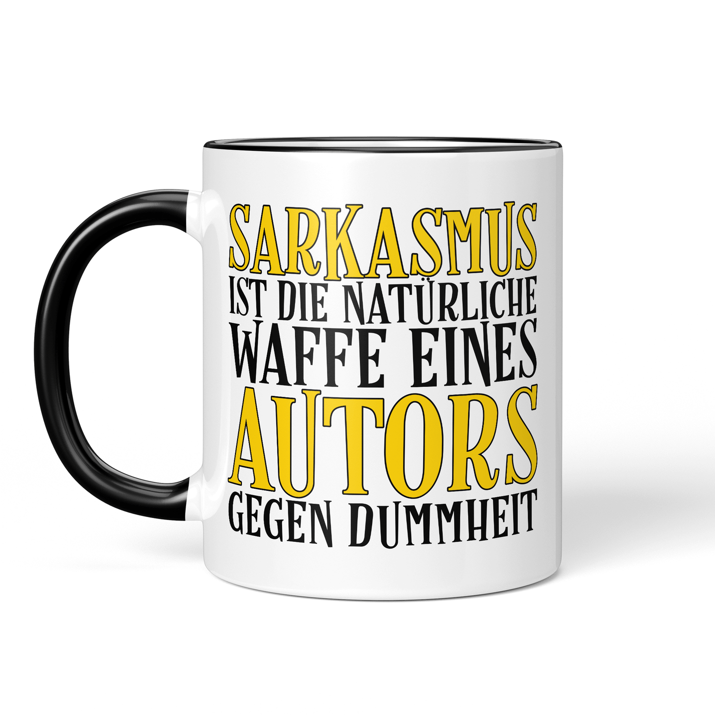 CupHaven® Autor Tasse - Sarkasmus eines Autors - Geschenk für Autoren und Schriftsteller
