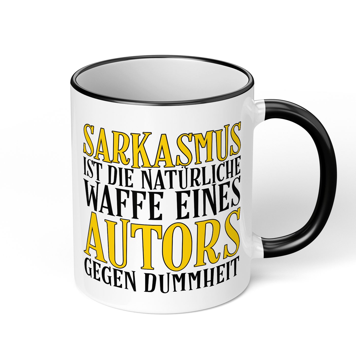 CupHaven® Autor Tasse - Sarkasmus eines Autors - Geschenk für Autoren und Schriftsteller