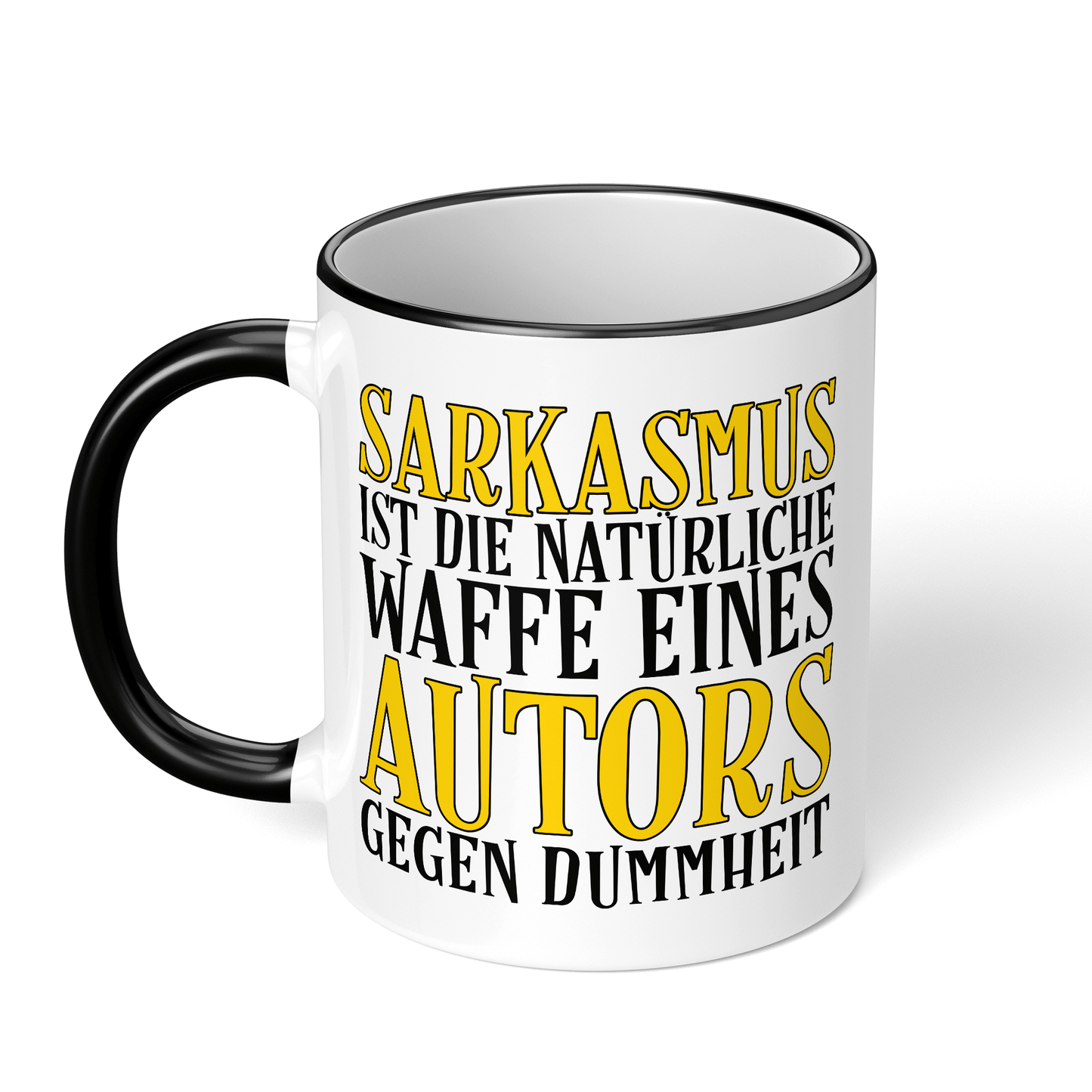 CupHaven® Autor Tasse - Sarkasmus eines Autors - Geschenk für Autoren und Schriftsteller