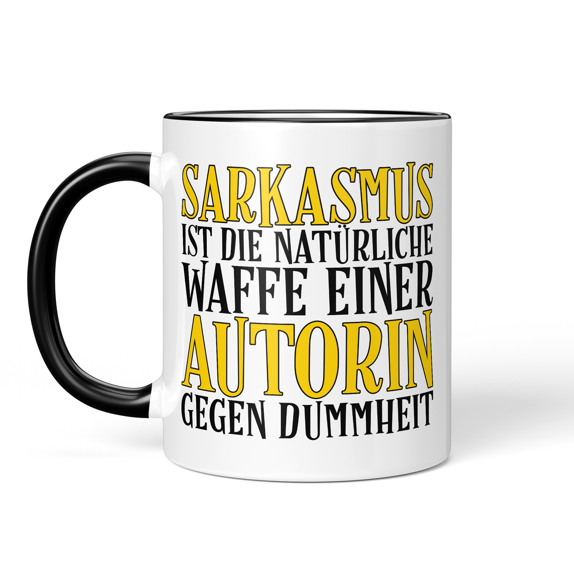 CupHaven® Autor Tasse - Sarkasmus einer Autorin - Geschenk für Autoren und Schriftsteller