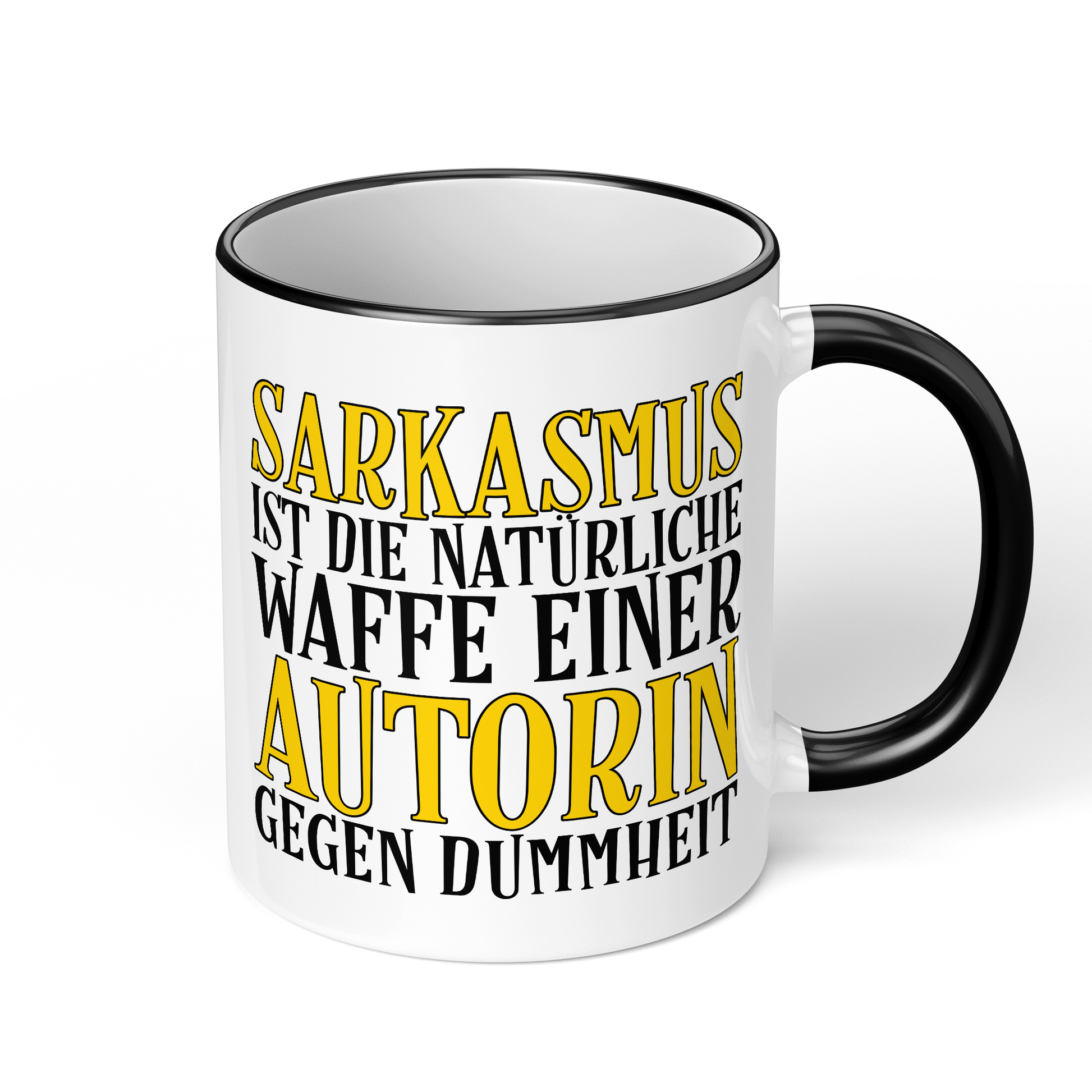 CupHaven® Autor Tasse - Sarkasmus einer Autorin - Geschenk für Autoren und Schriftsteller