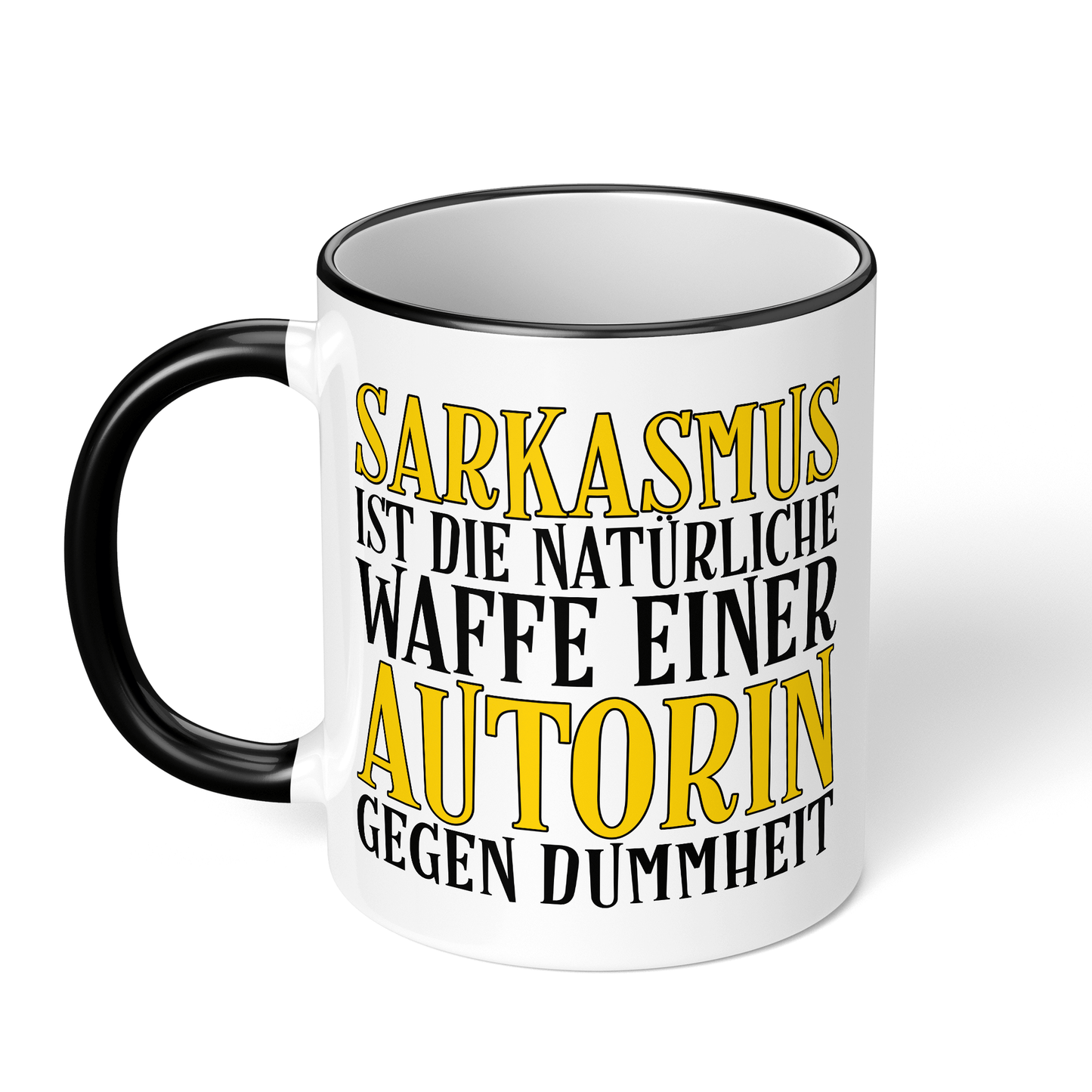 CupHaven® Autor Tasse - Sarkasmus einer Autorin - Geschenk für Autoren und Schriftsteller