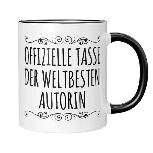 CupHaven® Autor Tasse - Weltbeste Autorin - Geschenk für Autoren und Schriftsteller