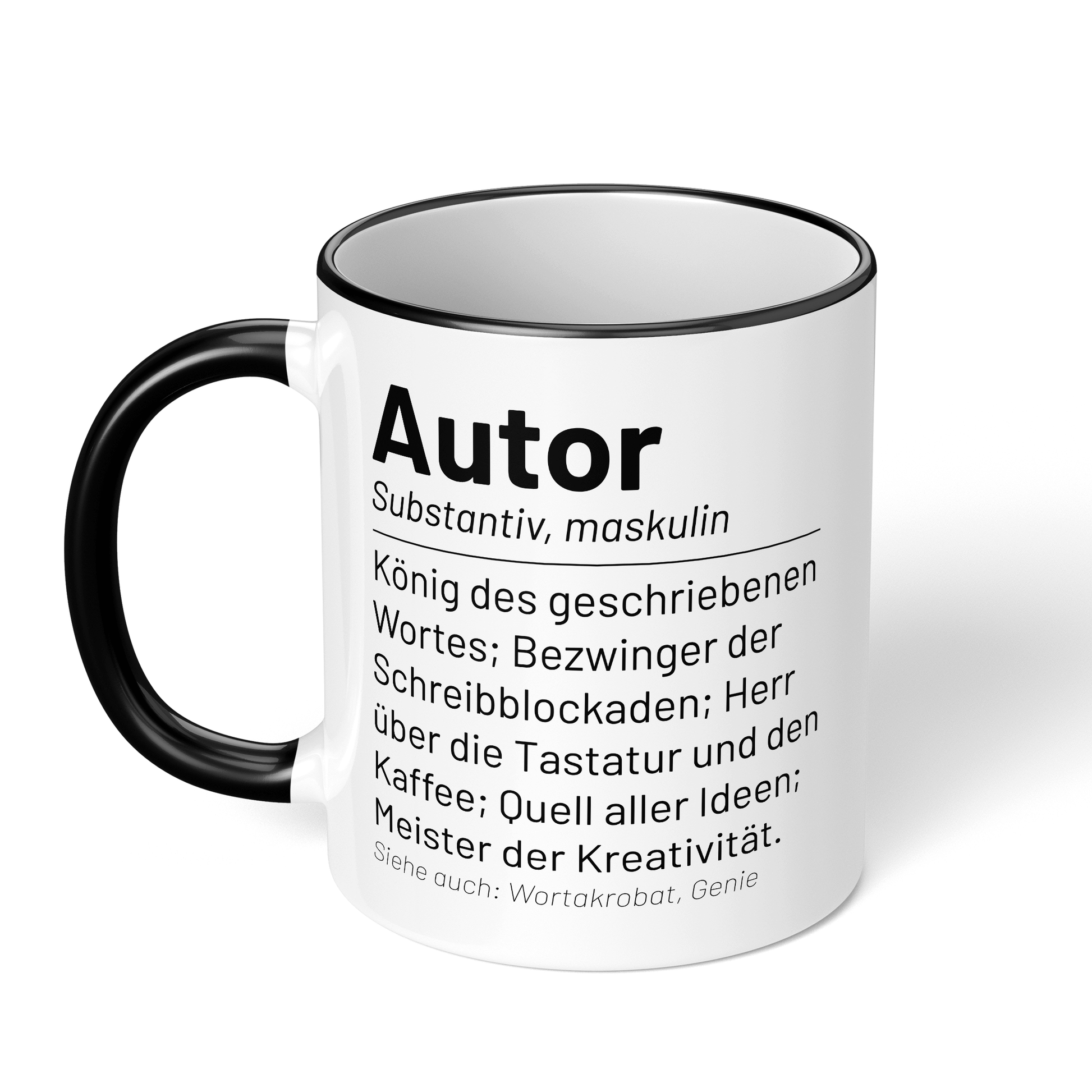 CupHaven® Autor Tasse - Wörterbuch "Autor" - Geschenk für Autoren und Schriftsteller