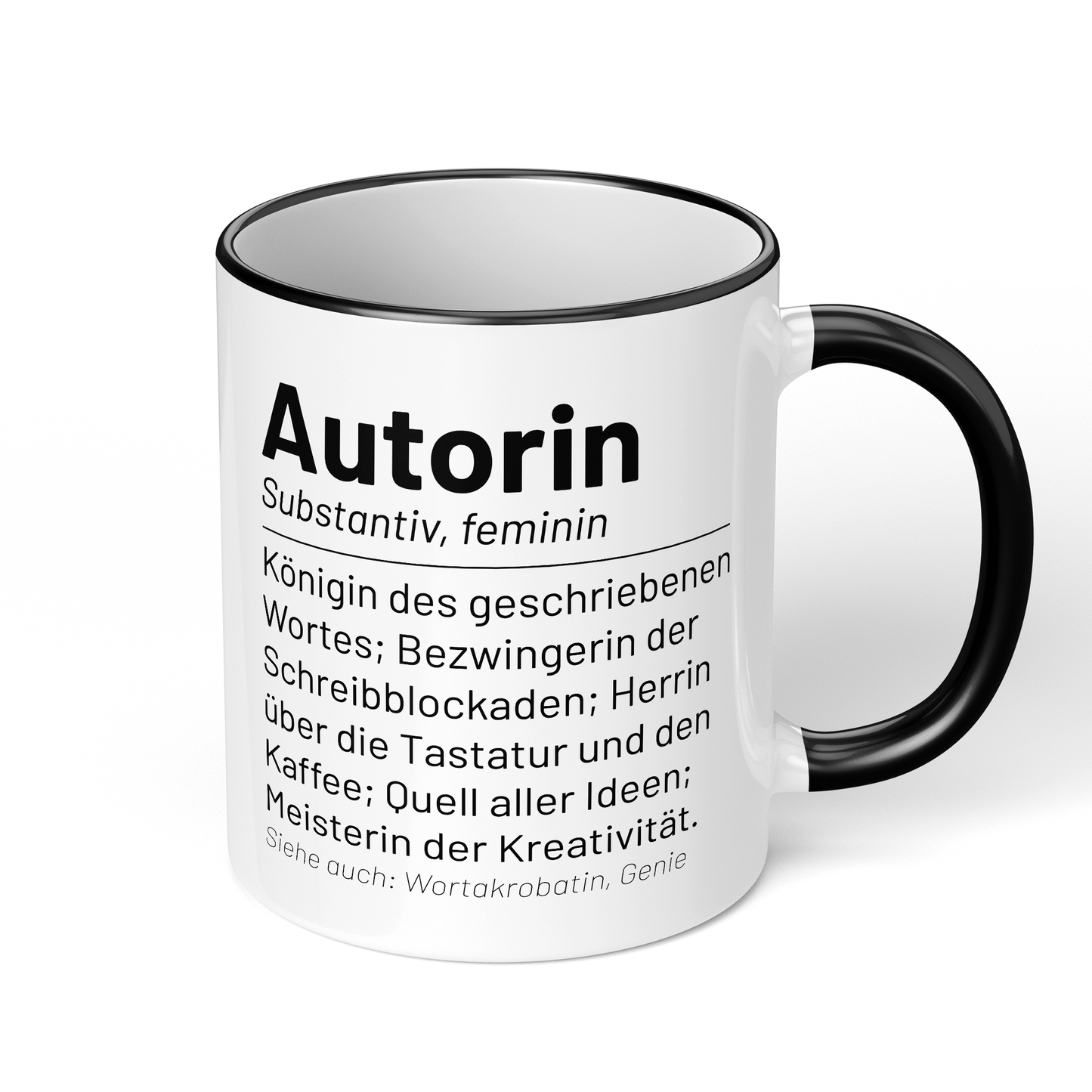 CupHaven® Autor Tasse - Wörterbuch "Autorin" - Geschenk für Autoren und Schriftsteller