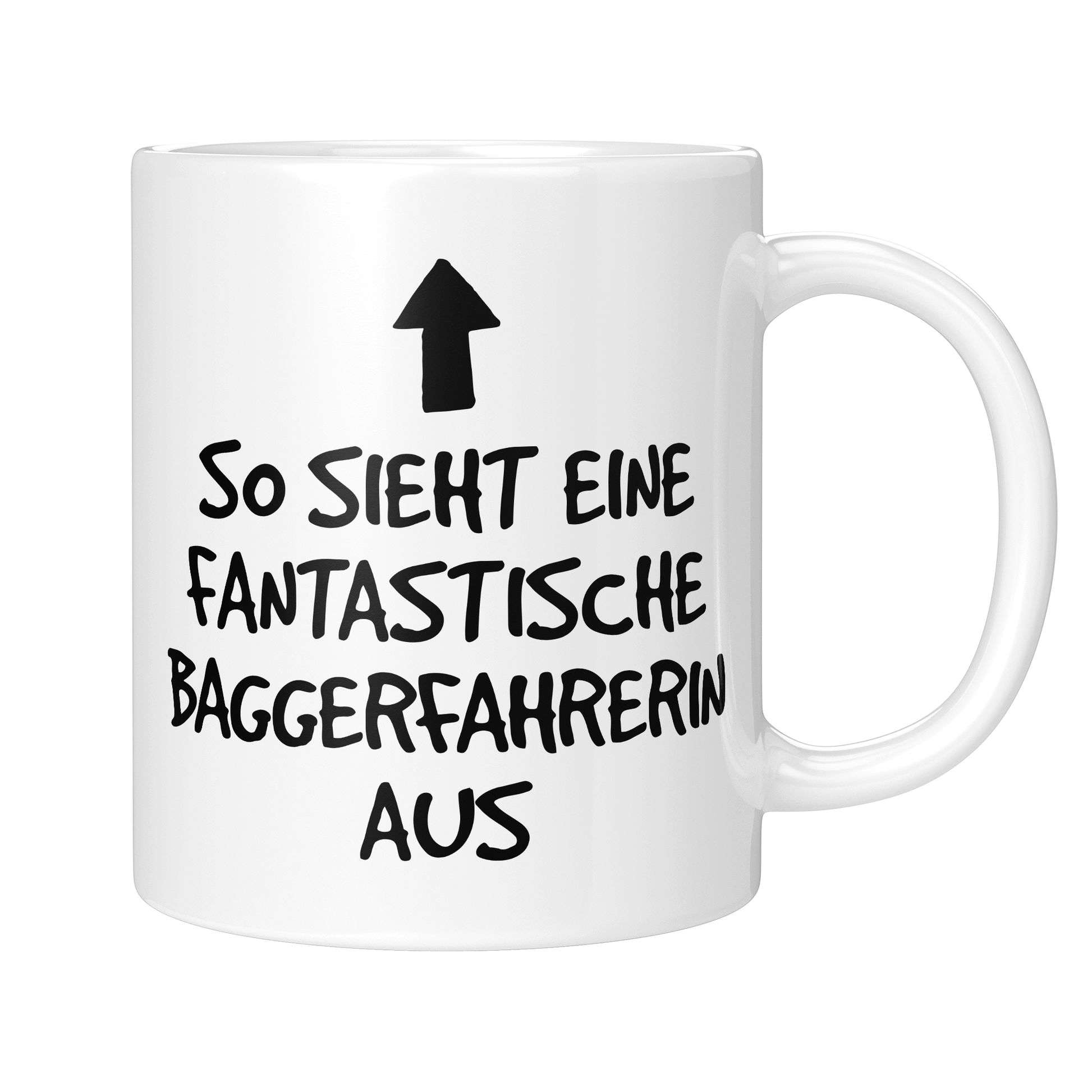 Baggerfahrer Tasse - Fantastische Baggerfahrerin (Bagger, Geschenk)