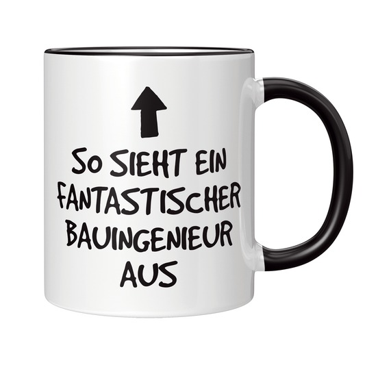 Bauingenieur Tasse - Fantastischer Bauingenieur (Bauingenieurin, Geschenk)