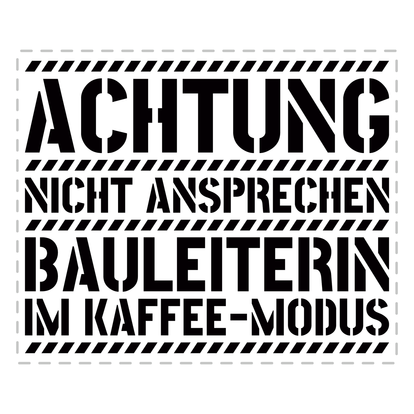 Bauleiter Tasse - Bauleiterin im Kaffee-Modus (Bauleitung, Geschenk)