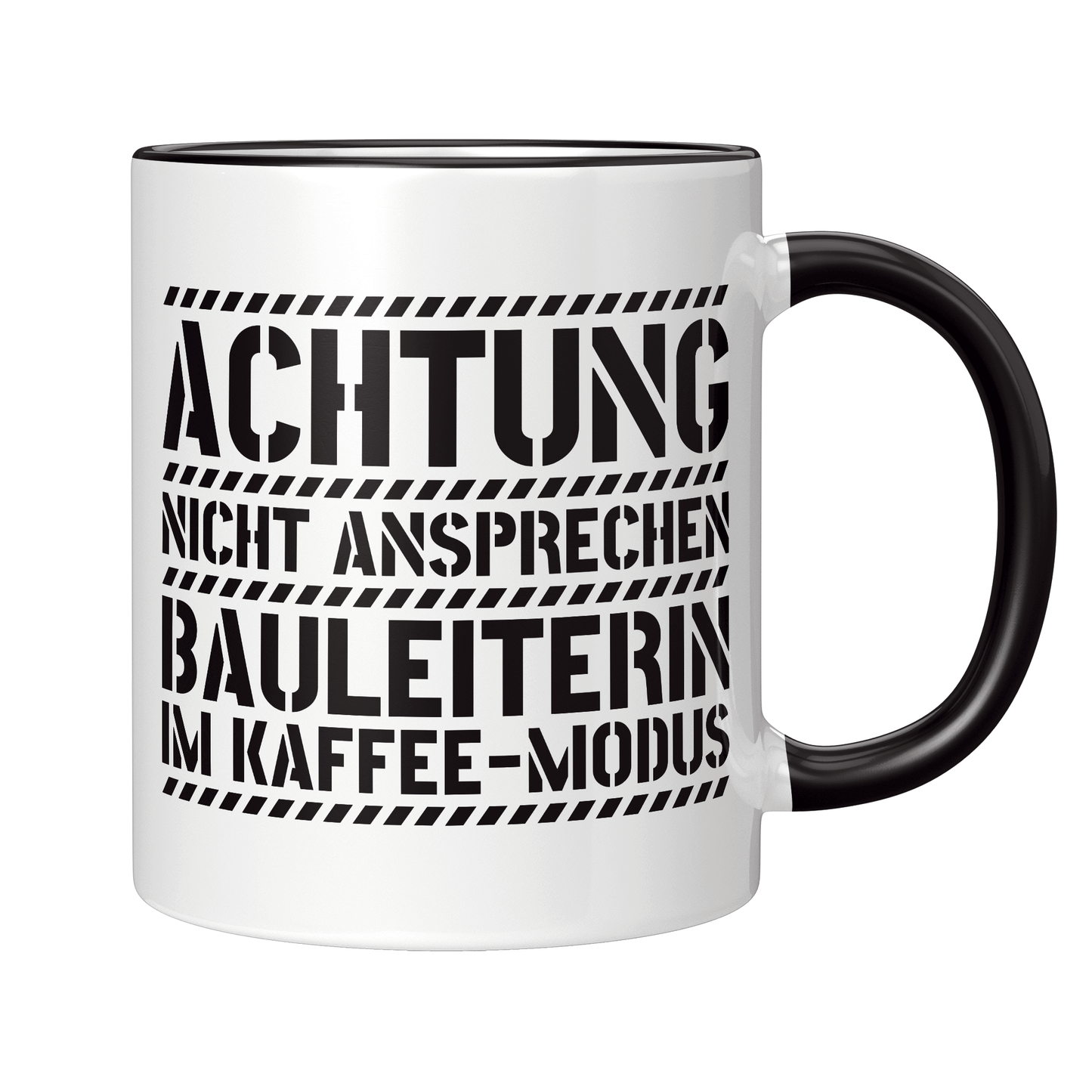 Bauleiter Tasse - Bauleiterin im Kaffee-Modus (Bauleitung, Geschenk)