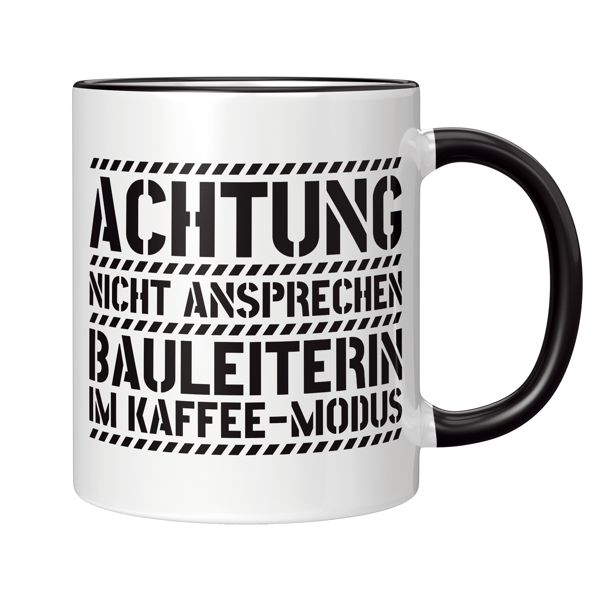 Bauleiter Tasse - Bauleiterin im Kaffee-Modus (Bauleitung, Geschenk)