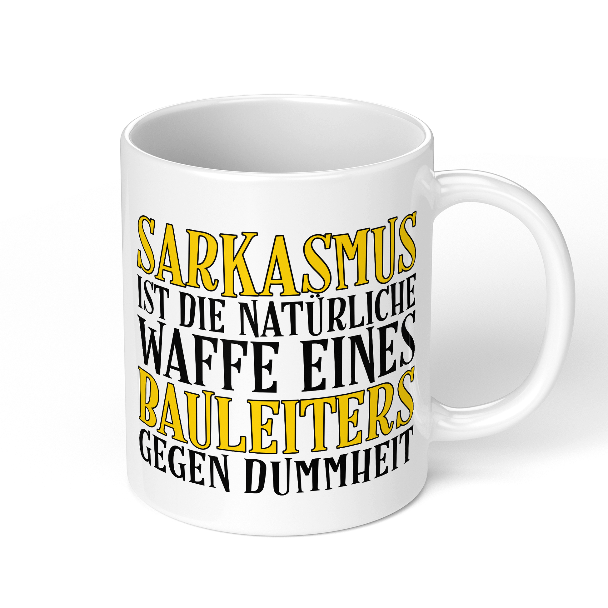 CupHaven® Bauleiter Tasse - Sarkasmus eines Bauleiters - Geschenk für Bauleiter und Bauleiterinnen